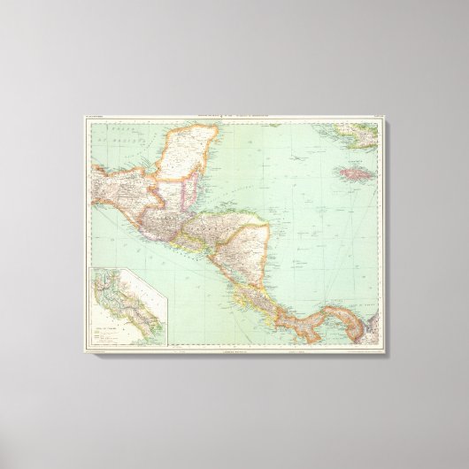 Zentralamerika 4 leinwanddruck (Vorderseite)