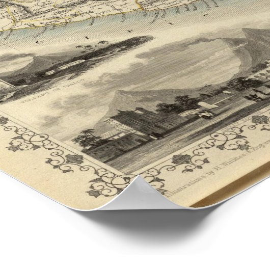 Zentralamerika 4 poster (Ecke)