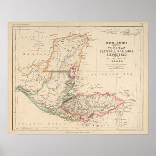 Zentralamerika 4 poster (Vorne)