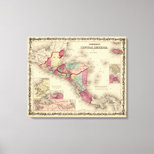Zentralamerika 5 leinwanddruck