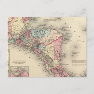 Zentralamerika 5 postkarte