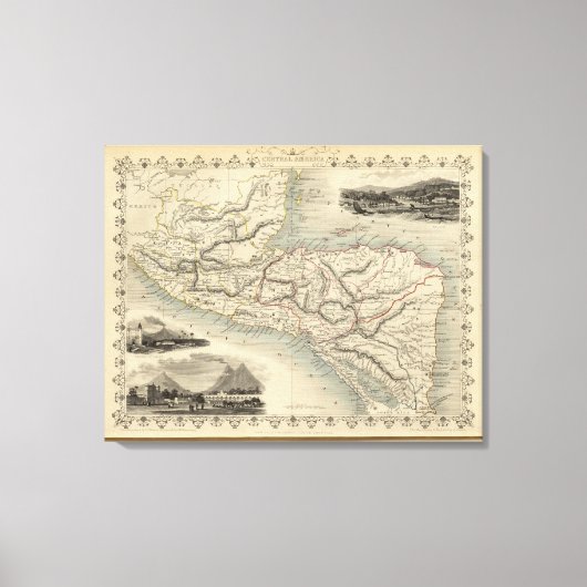 Zentralamerika 6 leinwanddruck (Vorderseite)