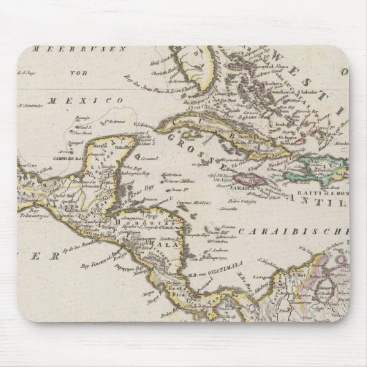 Zentralamerika 6 mousepad (Vorne)