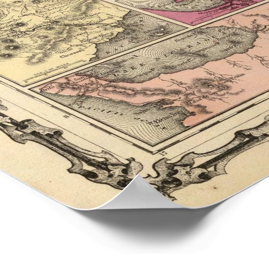 Zentralamerika 6 poster (Ecke)