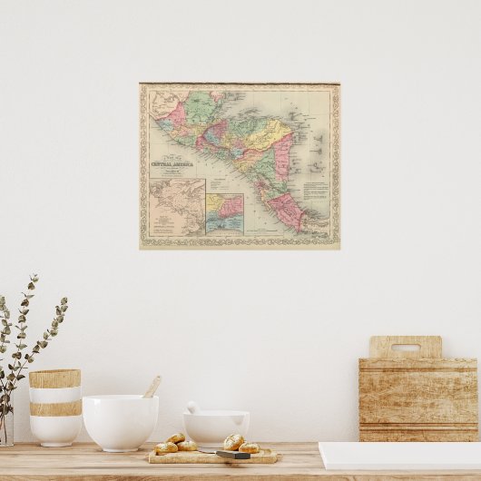 Zentralamerika 6 poster (Küche)