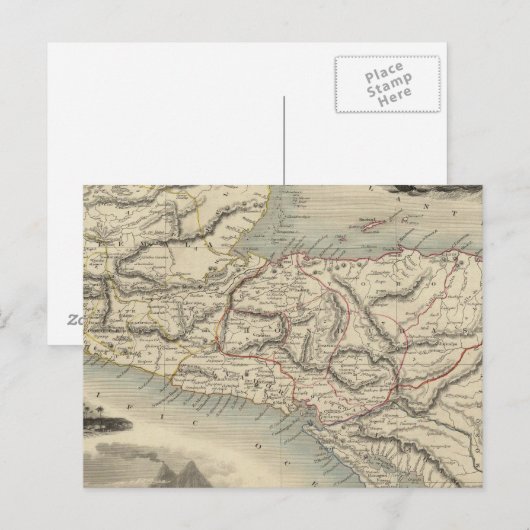 Zentralamerika 7 postkarte (Vorne/Hinten)