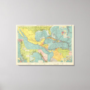 Zentralamerika 8 leinwanddruck