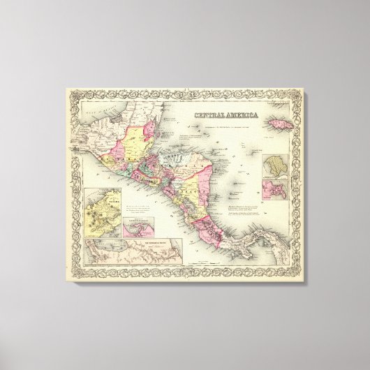 Zentralamerika 9 leinwanddruck (Vorderseite)