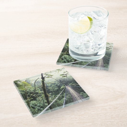 Zentralamerika, Costa Rica, Monteverde Cloud Glasuntersetzer (Schrägansicht)