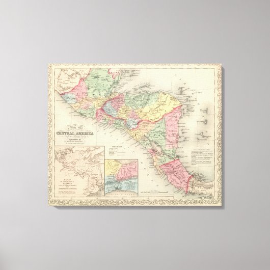 Zentralamerika Leinwanddruck (Vorderseite)