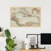 Zentralamerika Poster (Heimbüro)