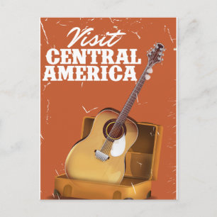 Zentralamerika Vintager Urlaubstext. Postkarte
