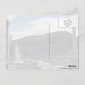 Zentralamerikanische Ruinen Postkarte (Rückseite)
