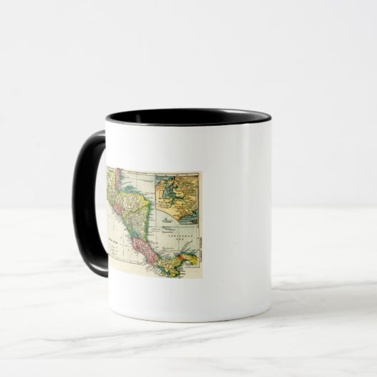 ZentralamerikaPanoramakarte Zentralamerika Tasse (Vorderseite Links)