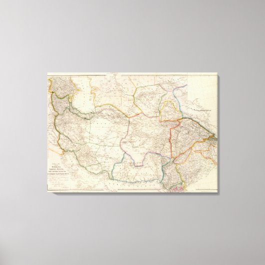 Zentralasien 2 leinwanddruck (Vorderseite)