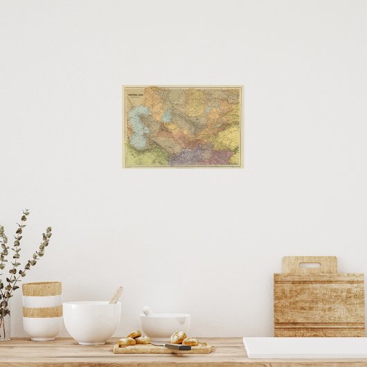 Zentralasien 2 poster (Küche)