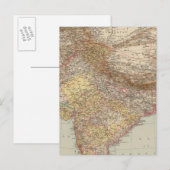 Zentralasien, Indien Postkarte (Vorne/Hinten)
