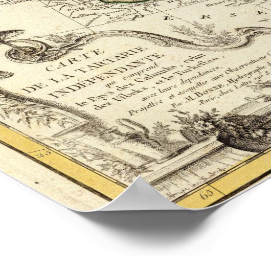 Zentralasien Poster (Ecke)