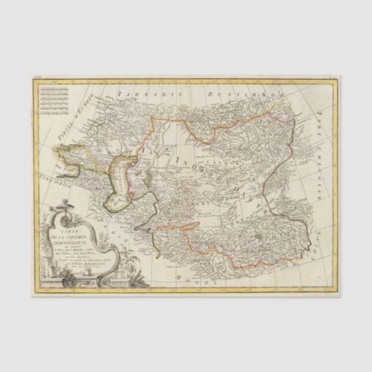 Zentralasien Seidenpapier (Vorderseite)