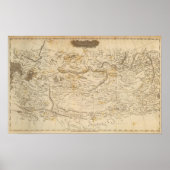 Zentralasienplan von Arrowsmith Poster (Vorne)