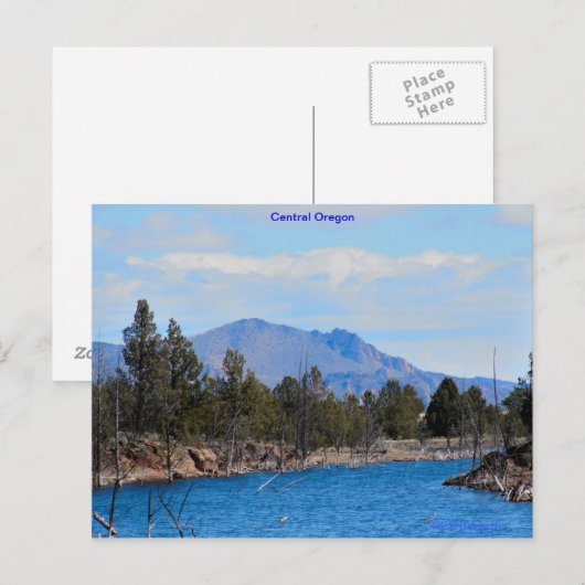 Zentralauregon Postkarte (Vorne/Hinten)