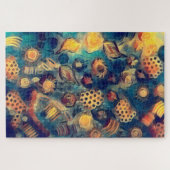 Zentralaustralische Aborigine-Surrealismus Kunst Puzzle (Horizontal)