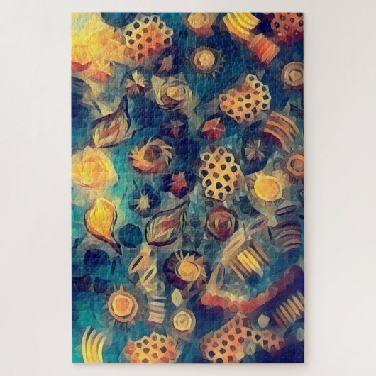 Zentralaustralische Aborigine-Surrealismus Kunst Puzzle (Vertikal)