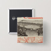 Zentralbahn von Michigan Button (Vorne & Hinten)