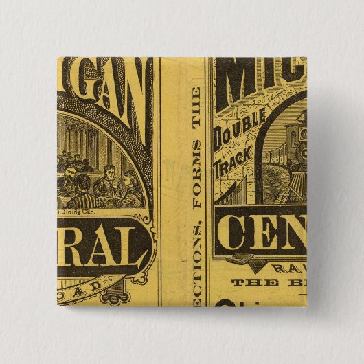 Zentralbahn von Michigan Button (Vorderseite)