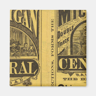 Zentralbahn von Michigan Magnet