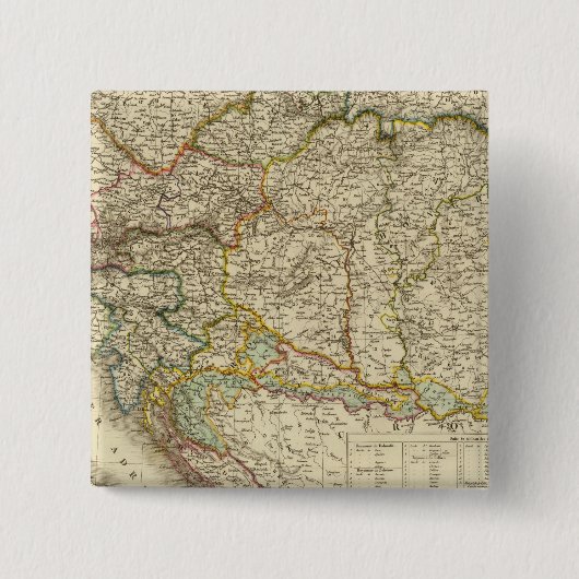 Zentralbalkan-Halbinsel Österreich Ungarn Button (Vorderseite)