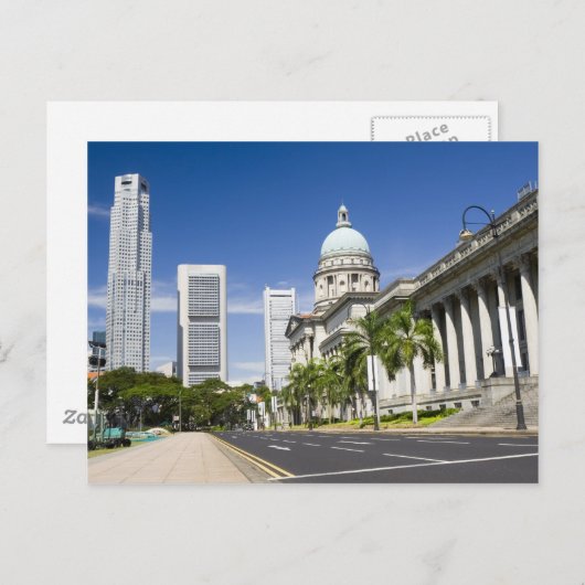 Zentralbezirk Singapur Postkarte (Vorne/Hinten)