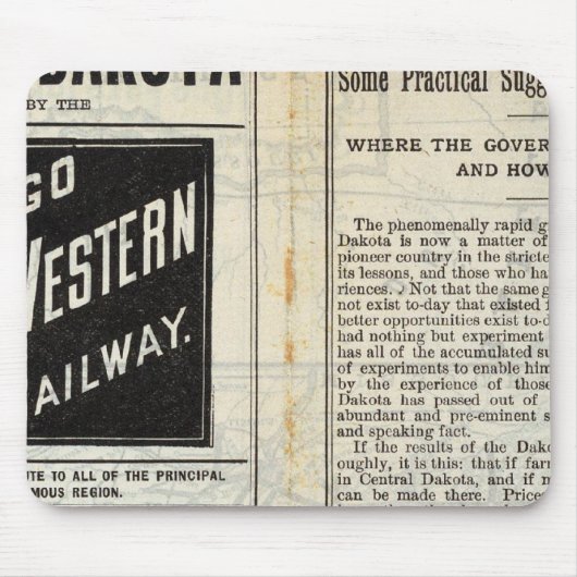 Zentraldakota Mousepad (Vorne)