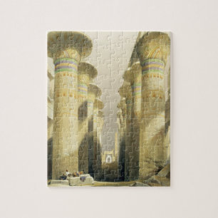 Zentrale Allee des großen Halls der Spalten, Karn Puzzle