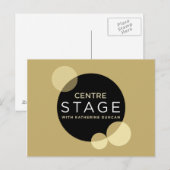 Zentrale Bühne Postkarte (Vorne/Hinten)