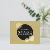 Zentrale Bühne Postkarte (Stehend Vorderseite)