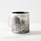 Zentrale der Übereinstimmung, von 'historischem Zweifarbige Tasse (Vorderseite Links)