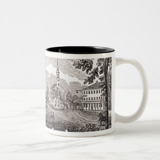 Zentrale der Übereinstimmung, von 'historischem Zweifarbige Tasse (Rechts)