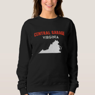 Zentrale Garage Virginia USA Staat Amerika Reise V Sweatshirt