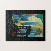 Zentrale Linien Chicago ~ New York Puzzle (Horizontal)