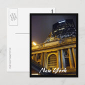 zentrale Nyc Postkarte (Vorne/Hinten)