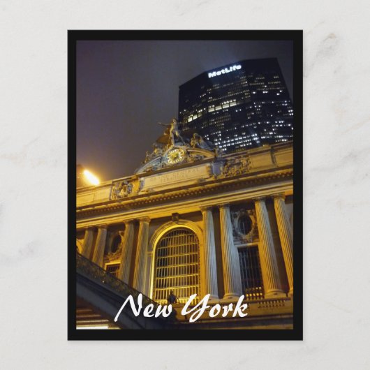 zentrale Nyc Postkarte (Vorderseite)