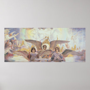 Zentrale Platte Poster