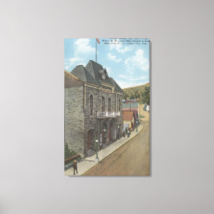 Zentrale Stadt, Colorado - Stadt-Opernhaus Leinwanddruck