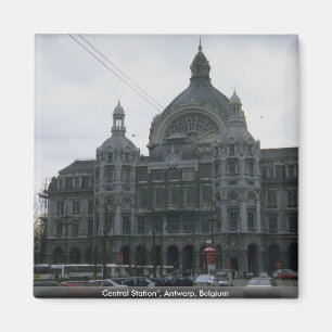 Zentrale Station", Antwerpen, Belgien Magnet