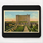 Zentrale Station Detroit, Michigan Michigans Mousepad (Vorne)