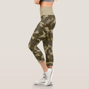 Zentrale Tarnung  Capri Leggings