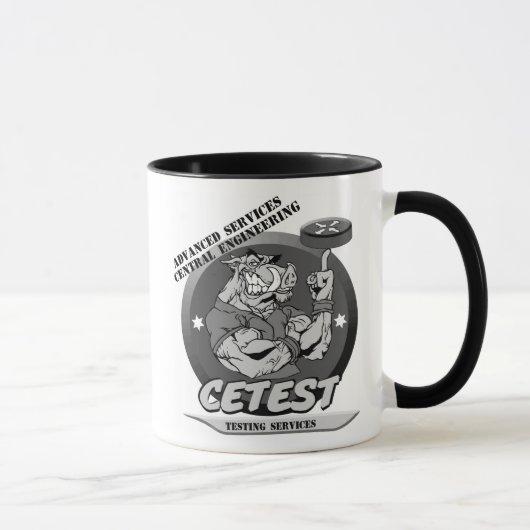 Zentrale Technik-Prüfungs-Tasse Tasse (Rechts)