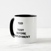 Zentrale Technik-Prüfungs-Tasse Tasse (Vorderseite Links)
