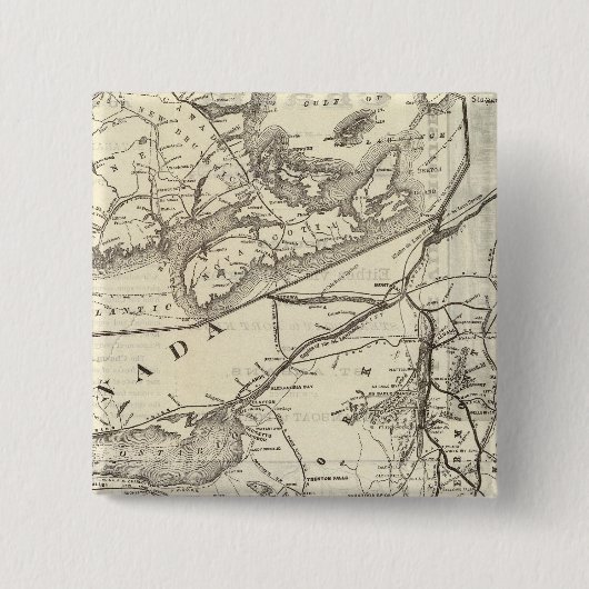 Zentrale Vermont Bahnstrecke Button (Vorderseite)